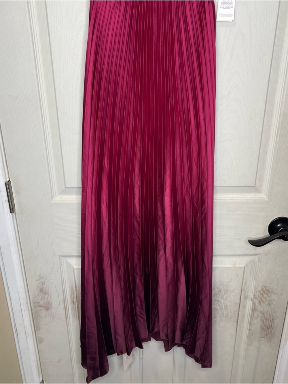 Abercrombie Giselle Clasp-Back Pleated Midi Dress - Picture 3 of 9
